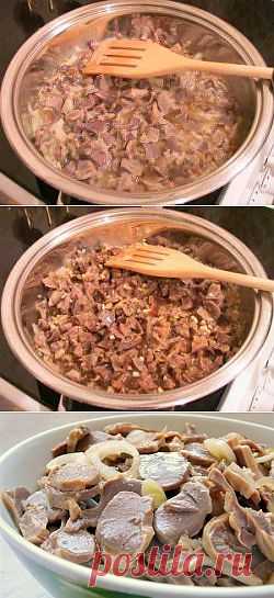 Как приготовить куриные желудки?