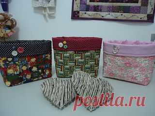 корзинки из ткани