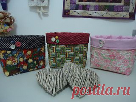корзинки из ткани
