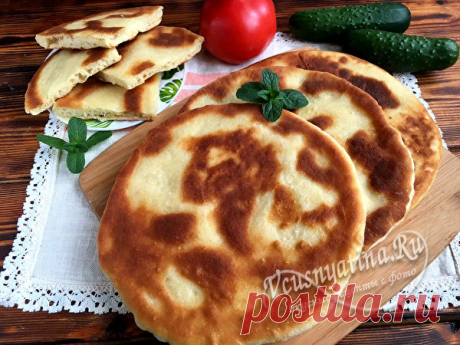 Дрожжевые лепешки на сковороде: рецепт с фото