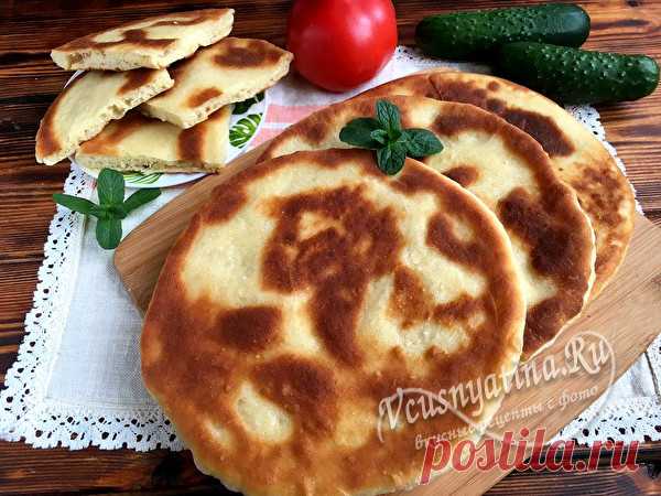 Дрожжевые лепешки на сковороде: рецепт с фото