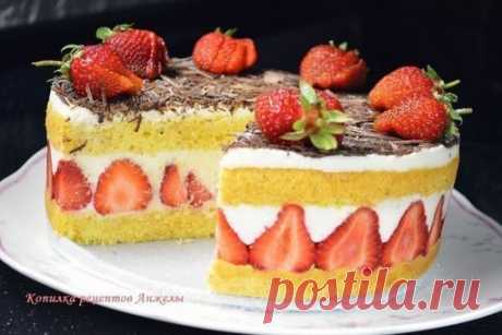 КЛУБНИЧНЫЙ ТОРТ FRAISIER