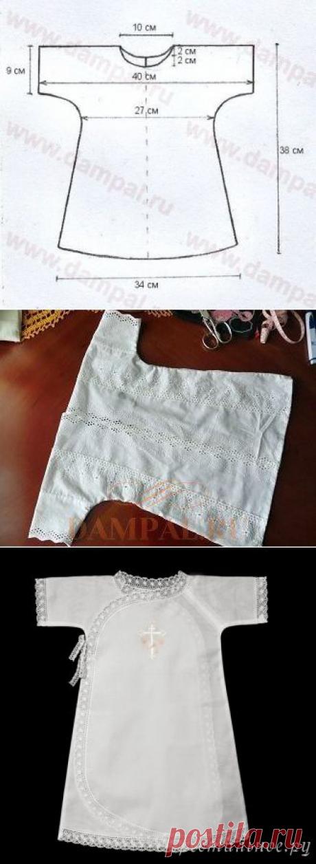Как сшить крестильную рубашку для ребенка своими руками?