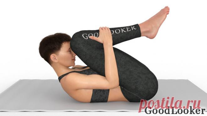 Простая растяжка на каждый день: 5 минут для расслабления спины и поясницы (День 7) | Фитнес с GoodLooker | Яндекс Дзен