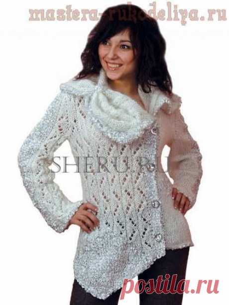 Мастера рукоделия - рукоделие для дома. Бесплатные мастер-классы, фото и видео уроки - Схема вязания спицами: Мохеровый жакет