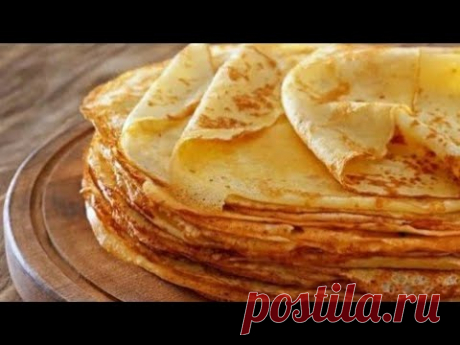 КИДАЙТЕ БЛИНЫ в КИПЯЩЕЕ МОЛОКО! Готовлю сразу много и ставлю в холодильник и на завтрак и на перекус