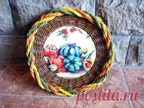 Елена Тищенко.  Как плести итальянскую загибку.