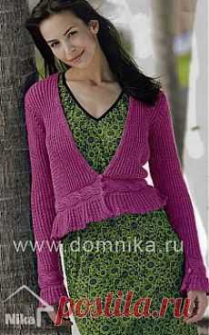 Жакеты » Вязание крючком и спицами схемы и модели