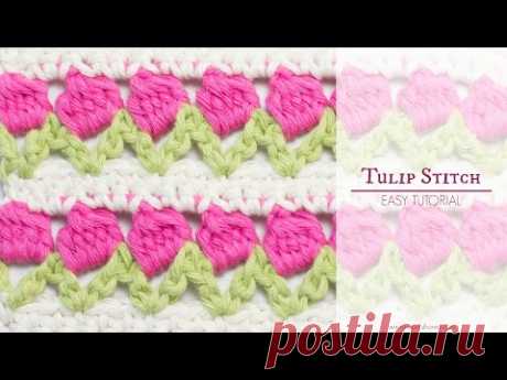 How To: Crochet The Tulip Stitch - Easy Tutorial - Hopeful Honey