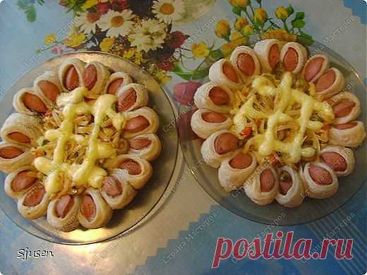 Пицца-цветочек. Вкусный и красивый вариант - Простые рецепты Овкусе.ру