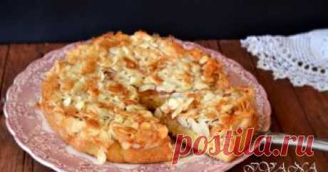 Сладкиш  ''Кармен''с глазура от филирани бадеми  - Gateau Carmen