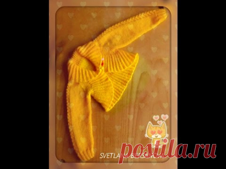 Болеро для малышки спицами.