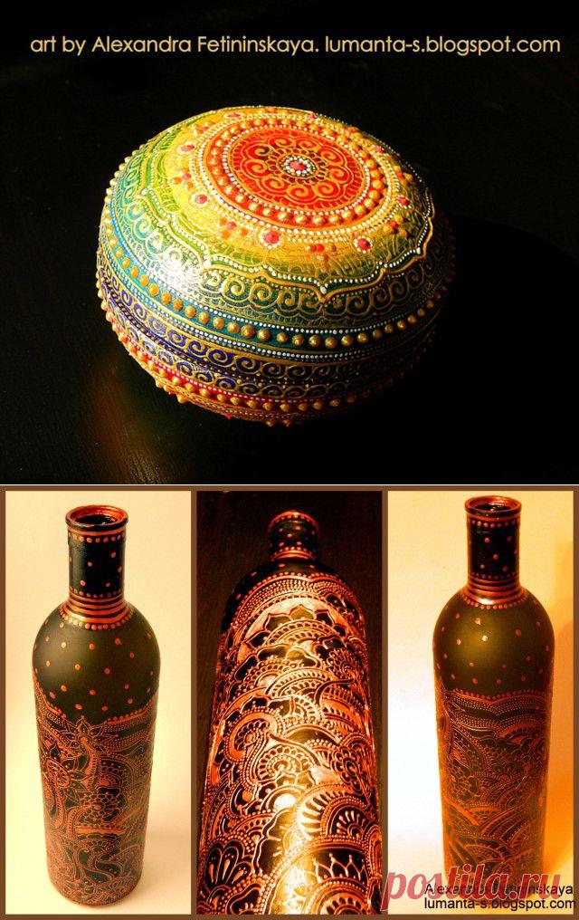 (+1) тема - Точечная роспись Александры Фетининской | СДЕЛАЙ САМ!