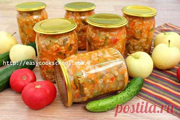 Рассольник на зиму из свежих огурцов с перловкой | Легкие рецепты