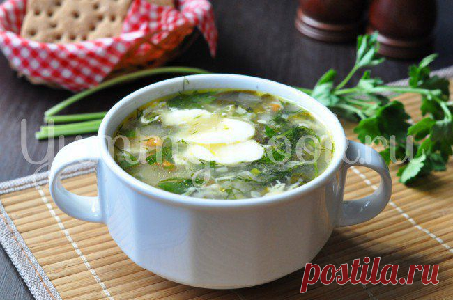 Зеленый суп с щавлем - пошаговый рецепт с фото