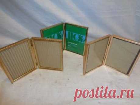 Vintage LOT of 3 Gold Brass Tone Metal Embossed Double Hinge 5x7 Picture Frames  | eBay For sale a Vintage LOT of 3 Gold Brass Tone Metal Embossed Double Hinged 5x7 Picture Frames. Excellent condition. Please view all photos before buying. | eBay!