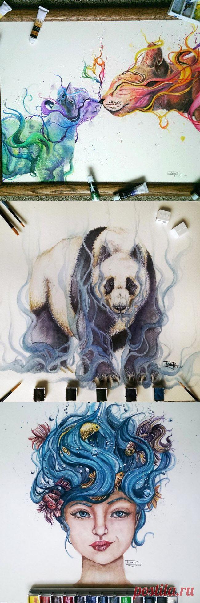 17-летняя художница-самоучка создает ошеломляющие рисунки