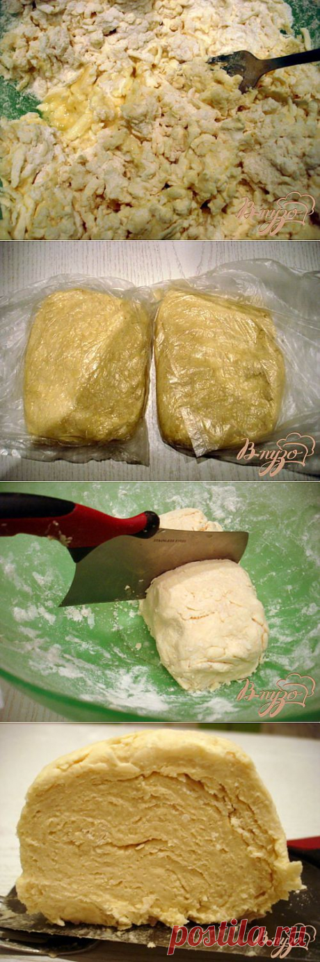 Универсальное слоеное тесто. Быстро и очень вкусно.