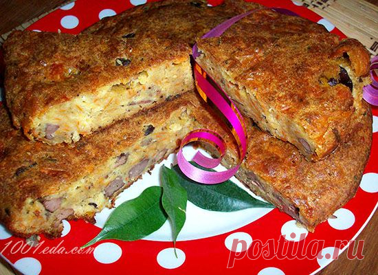Экономный кекс с куриной печенью.