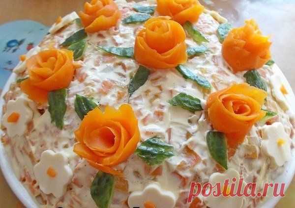 Салат "Королевский" - сытный и вкусный