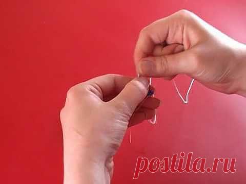 Основы техники бисероплетения. Цепочка "колечки". - Бисероплетение