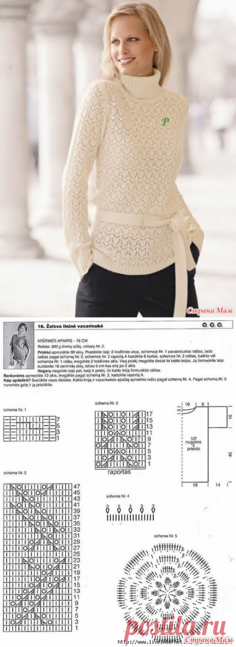Пуловер. - Вязание - Страна Мам
