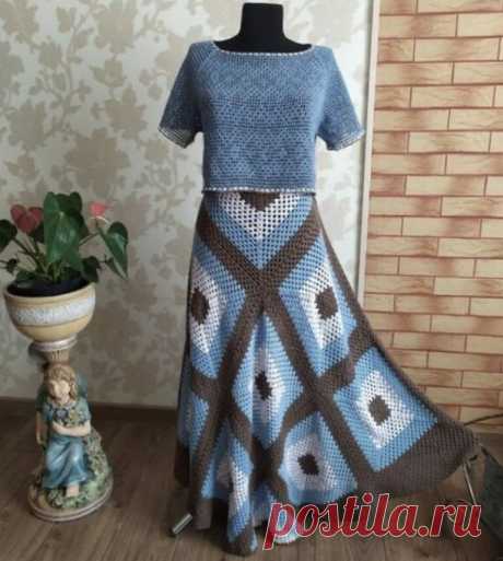 Очаровательные летние юбки крючком. Идеи со схемами. | Вяжем вместе - вяжем стильно. | Дзен