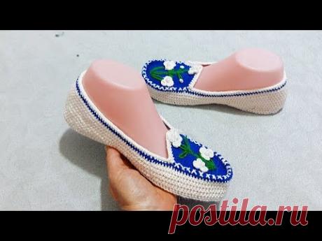 İşlemeli örgü babet yapımı