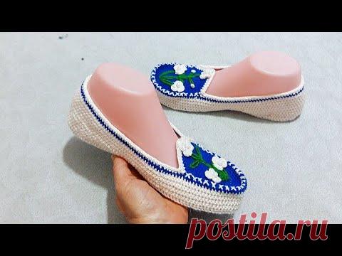 İşlemeli örgü babet yapımı