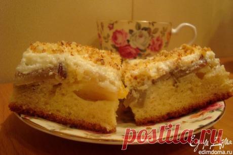 Нежнейший пирог с персиками | Кулинарные рецепты от «Едим дома!»