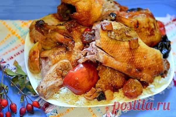 &#171;Пьяная&#187; утка с фруктами | Поварёшка