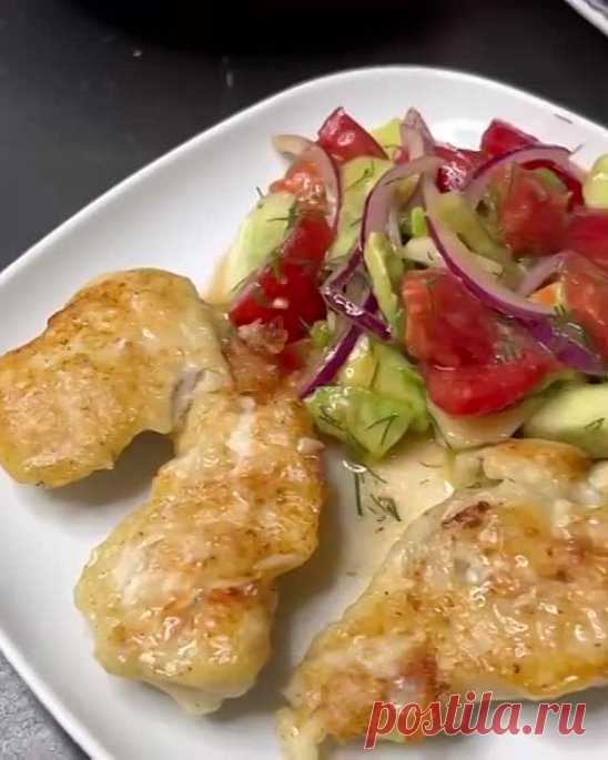 Курица в луковом кляре