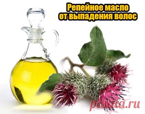 Репейное масло от выпадения волос