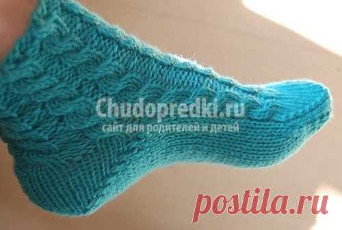 вязание на спицах - носки: схемы и подробное описание