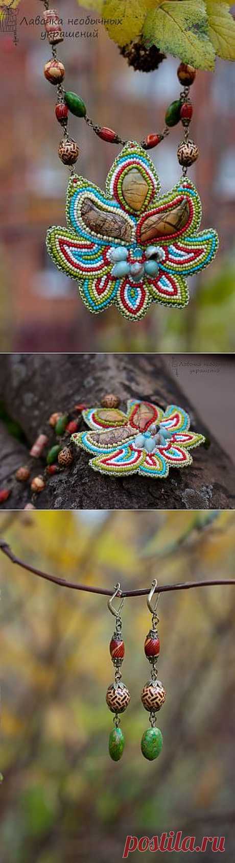 Комплект Майяуэль (2 из коллекции &quot;Ацтекские божества&quot;) | biser.info - всё о бисере и бисерном творчестве