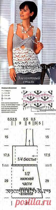 Топ с перехлестом.