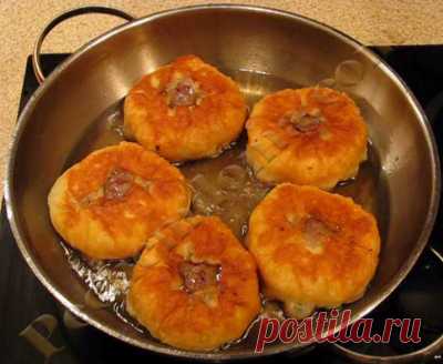 Беляши с мясом на кефирном тесте