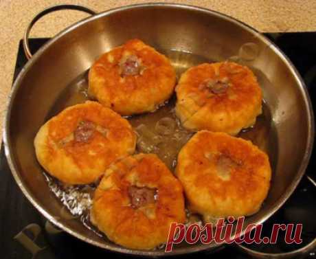 Беляши с мясом на кефирном тесте