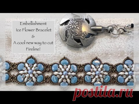 Embellishment Ice Flower Bracelet &amp; a cool new tool!