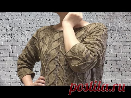 Модный Джемпер Shifting Sands  от Norah Gaughan/  Подробный МК Узор  Зыбучие пески + схема