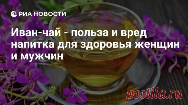 Иван-чай - один из традиционных русских напитков. Чем полезен и вреден иван-чай для организма женщин и мужчин, какими целебными свойствами он обладает, как... РИА Новости, 22.05.2024
