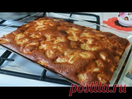 ОБАЛДЕННЫЙ ЯБЛОЧНЫЙ ПИРОГ На КЕФИРЕ. Понравится Всей Семье!