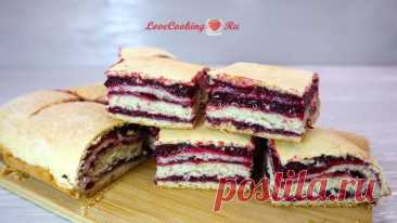 Постный/веганский ягодный пирог | LoveCookingRu | Дзен