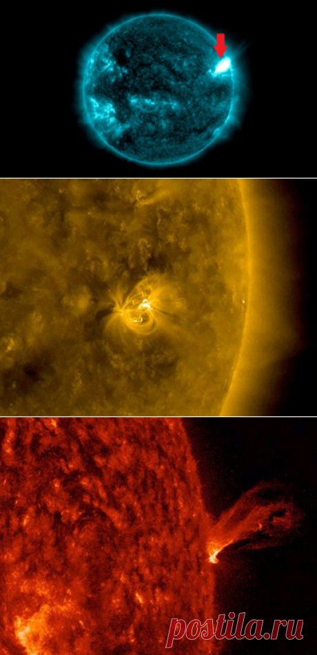 4-7-23-Мощнейшую СОЛНЕЧНУЮ ВСПЫШКУ сняли на видео - Hi-Tech Mail.ru