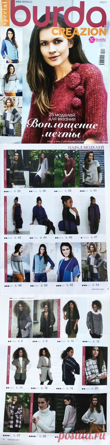 АЛЬБОМ "BURDA SPECIAL. CREAZION №1 2017"