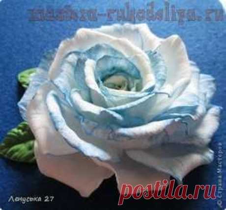 Мастер-класс: Роза из фоамирана. Раскрой+сборка