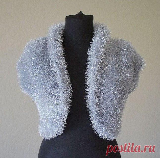 Болеро спицами - 7 моделей со схемами, описанием и видео мк