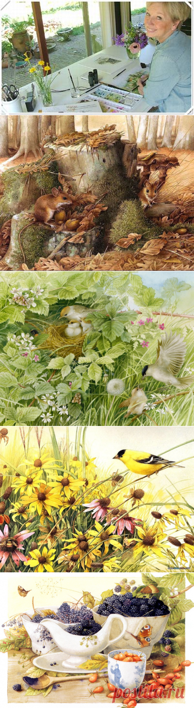 Голландская художница Marjolein Bastin