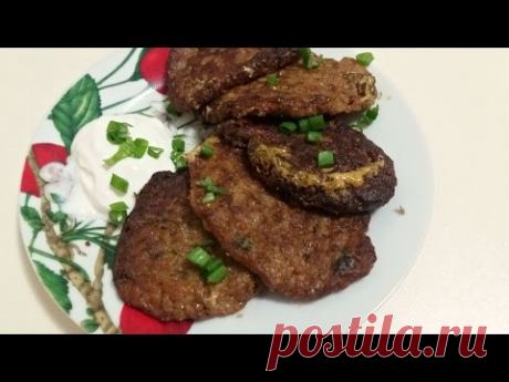 . Очень вкусная закуска из печени. Печеночные котлеты