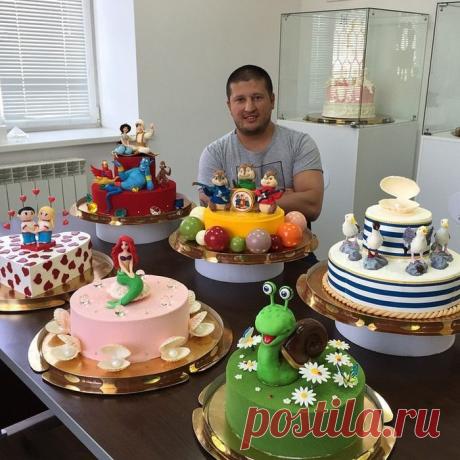 Умопомрачительные торты Рената Агзамова (41 фото) | 4vkusa.ru Торты для детей